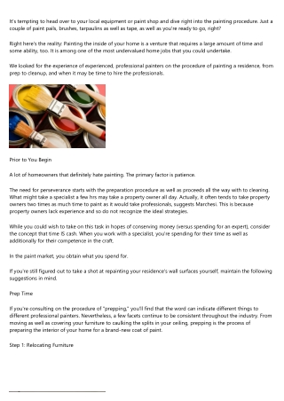 <h> Thinking About  Repainting Your  House Yourself?  Right here Is A Word to th