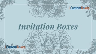 Brilliant Ways To Advertise Invitation Boxes