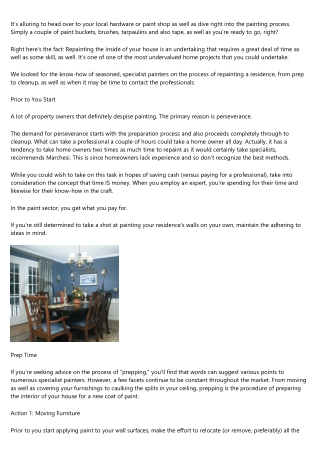 <h> Taking Into Consideration Painting Your  Residence Yourself? Here Is A  Advi