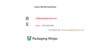 Get Your Custom CBD Bath Bomb Packaging Boxes Wholesale