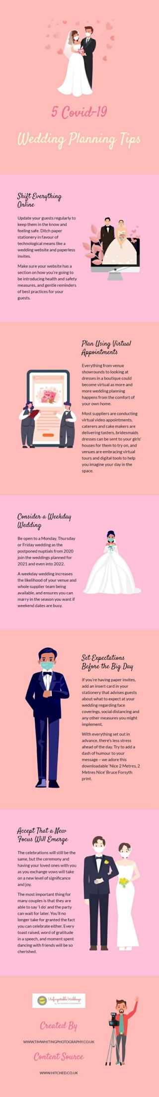 5 Covid-19 Wedding Planning Tips