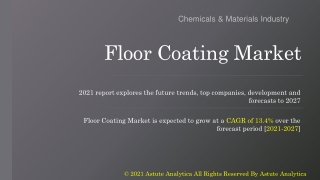 Global Floor Coating Market insights [2021 to 2027]