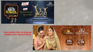 Check Out EID Offer On Diamond Jewellery From Diamond World
