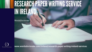 Research Paper Writing Service ireland