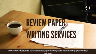 Review Paper Writing Services