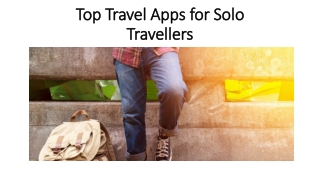 Top Travel Apps for Solo Travellers