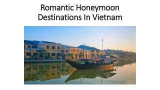 Romantic Honeymoon Destinations In Vietnam