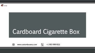 Custom sleeve cigarette boxes with Printed Logo & Design