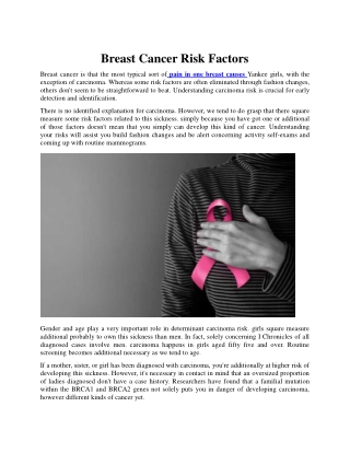 Breast-Cancer-Risk-Factors