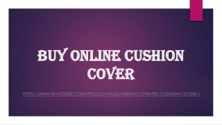 Buy online cushion cover