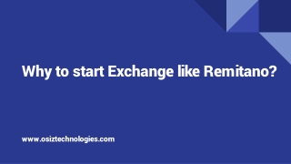 Why to start Exchange like Remitano_
