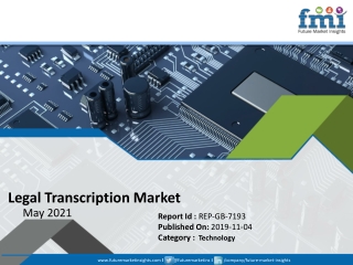 Legal Transcription Market