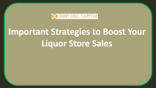 Important Strategies to Boost Your Liquor Store Sales