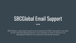 SBCGlobal email support & SBCGlobal.net support