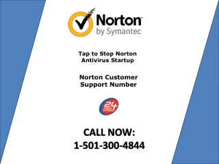 Tap to Stop Norton Antivirus Startup