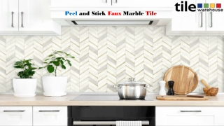 Peel and Stick Faux Marble Tile | Tile warehouse