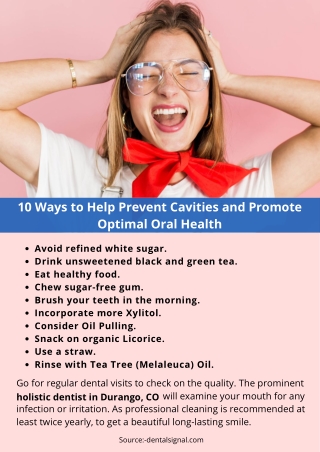 10 Ways to Help Prevent Cavities and Promote Optimal Oral Health