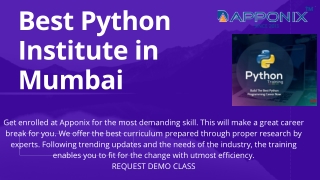 Python Training in Mumbai