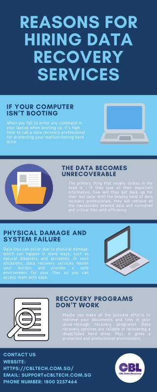 Reasons for Hiring Data Recovery Services