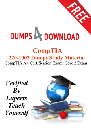 Pass CompTIA 220-1002 Dumps - Get 30% Off Discount Offer With - Dumps4download.u