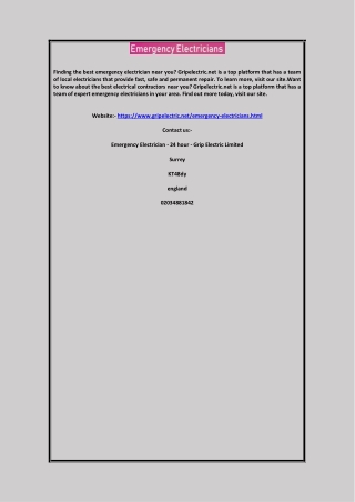 Emergency Electrician Gripelectric.net (1)