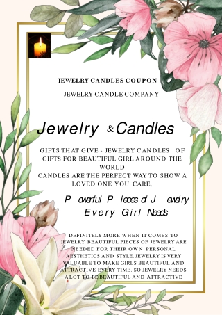 Best Jewelry Candles Coupon | Best Jewelry Candles Coupon