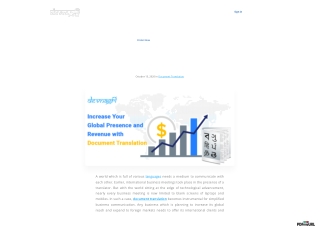 Increase your global presence and revenue with document translation - Devnagri