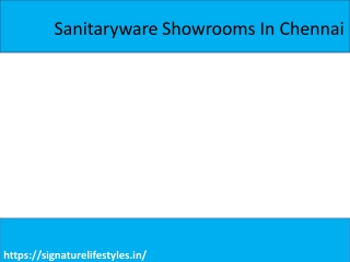 Bathroom Fittings Showroom In Chennai