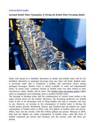 Bottled Water Processing Market4