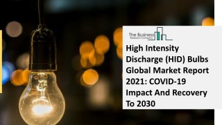 2021 High Intensity Discharge (HID) Bulbs Market Share, Restraints, Segments And