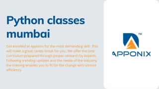 Python classes mumbai