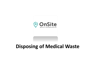 Disposing of Medical Waste