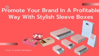 Get Quality Designed Custom Sleeves Boxes In Wholesale | Retail Packaging!