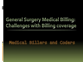 Medical Billers and Coders-Challenges with Billing coverage