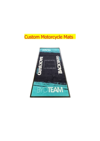 Custom Motorcycle Mats