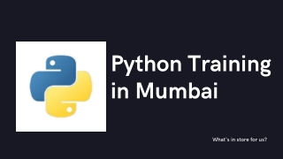 Python Training in Mumbai