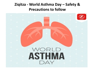 Ziqitza - World Asthma Day – Safety & Precautions to follow