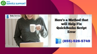Know basic steps to fix QuickBooks Script Error