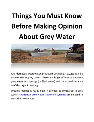 Things You Must Know Before Making Opinion About Grey Wate1