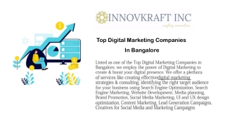 top digital marketing companies in bangalore