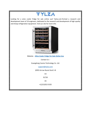 Wine Cooler Fridge For Sale Online Usa Itylza.com