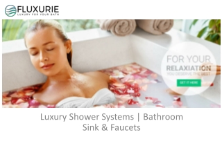 Buy Rain Shower Set System from FLUXURIE.COM