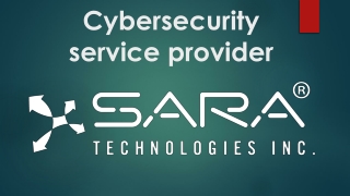 Cybersecurity service provider