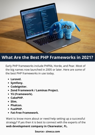 What Are the Best PHP Frameworks in 2021