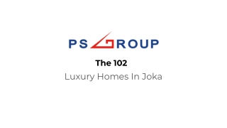 The 102 - Luxury Homes in Joka