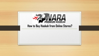 How to Buy Hookah from Online Stores?