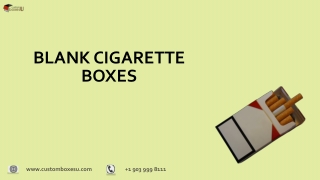 Empty Cigarette Boxes with Printed logo & Designing USA