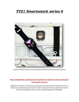 YY21 Smartwatch series 6-converted