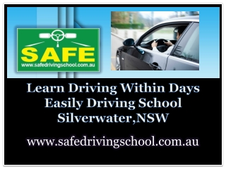 Learn Driving Within Days Easily Driving School Silverwater,NSW