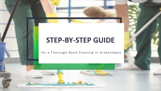 A Stress-Free Guide to Bond Cleaning in Greenslopes
